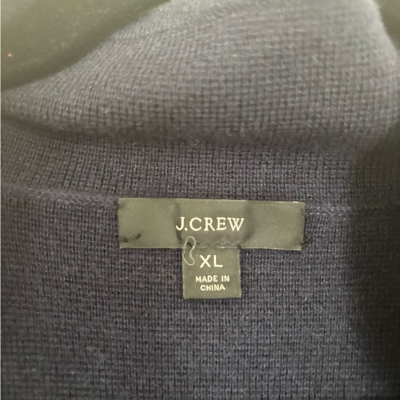 J. Crew Dark Blue Cape Jacket - Picture 3 of 6